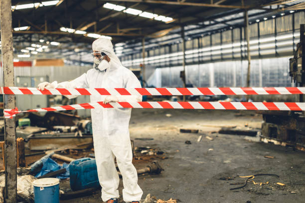 Professional Trauma Scene Cleanup technician working in Clinton, MD